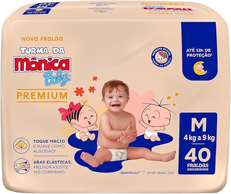 Baby Premium Econômica M 40 Unidades 1