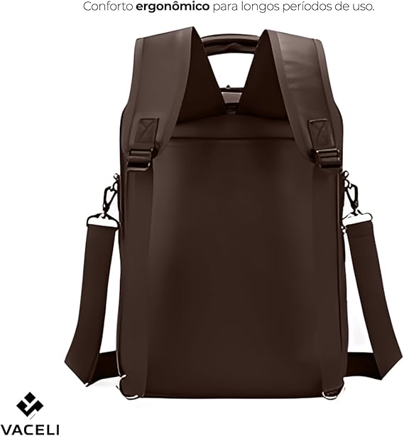 Mochila Couro Reforçada Executiva 2