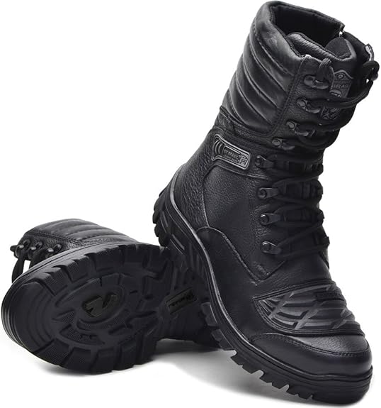 Coturno Bota Tático Militar Attack Zíper Moto 4