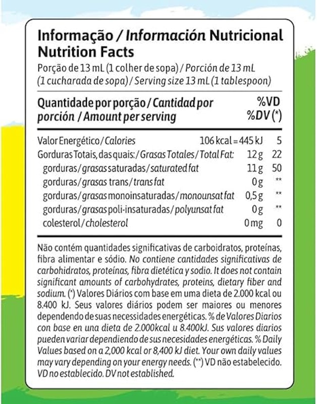 Óleo de Coco Extravirgem 2