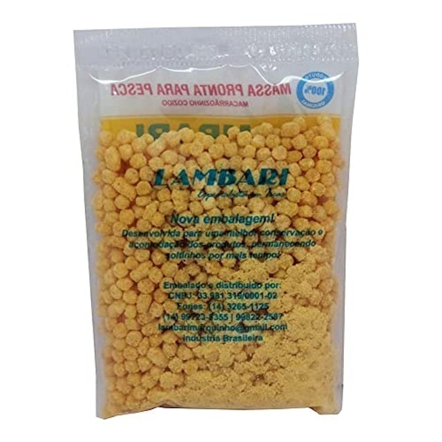 Massa Macarrão Pronta para Pesca Natural Lambari 2