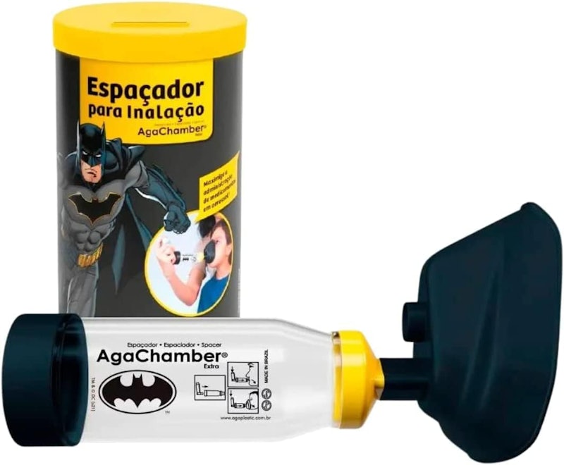 Espaçador para Inalação Agachamber Herói Batman 1
