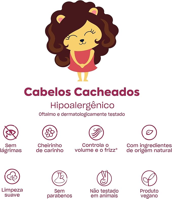 Shampoo Infantil Cabelos Cacheados 5