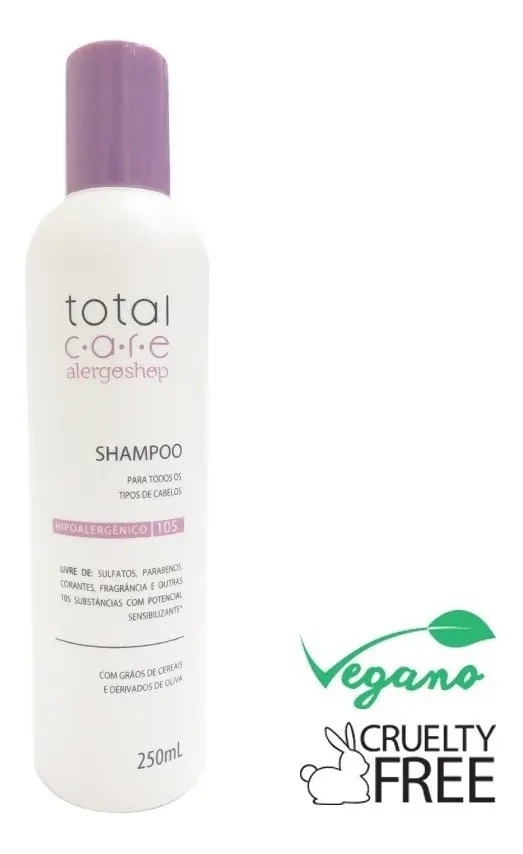 Shampoo Hidratante Hipoalêrgenico Total Care 1