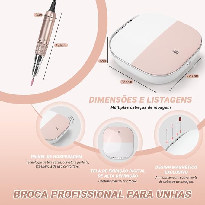 Lixadeira Elétrica para Unhas 3