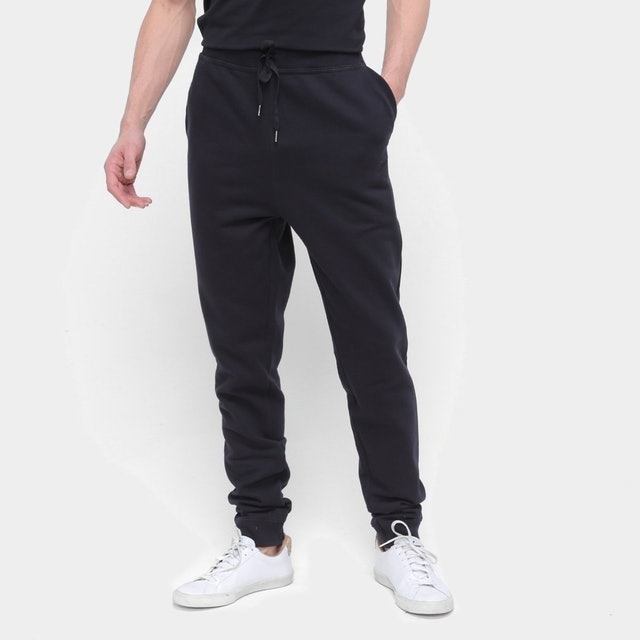 Calça Jogger Masculina Moletom Básica 3