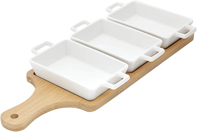Petisqueira de Porcelana e Bambu Wolff 3