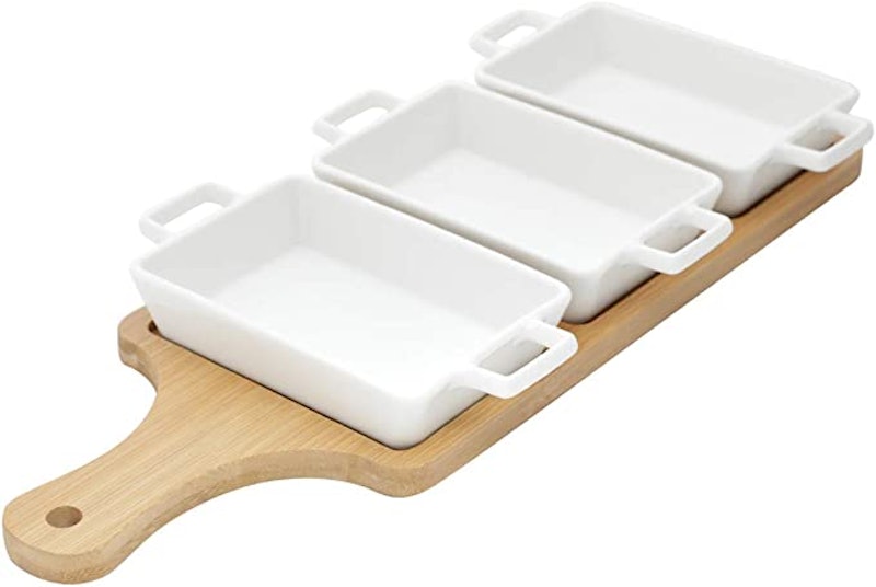 Petisqueira de Porcelana e Bambu Wolff 3