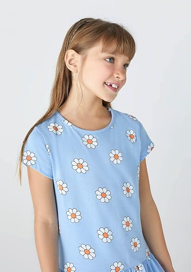 Vestido Infantil Curto Estampado 2
