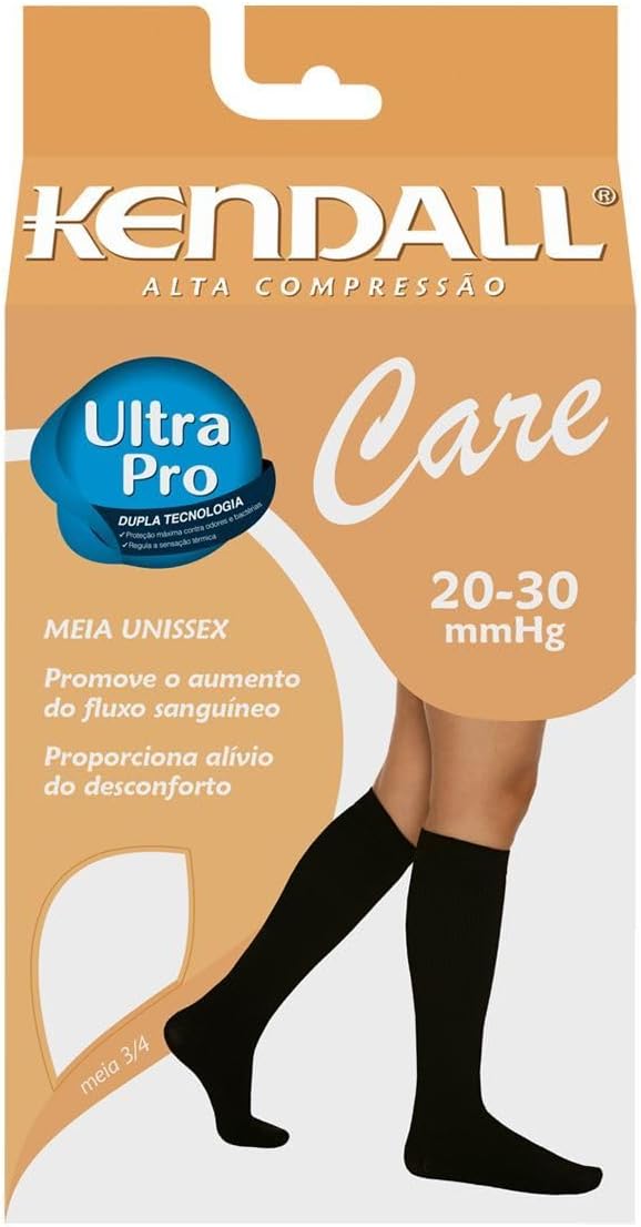 Meia Kendall Care 3/4 Alta Compressão com Ponteira 2