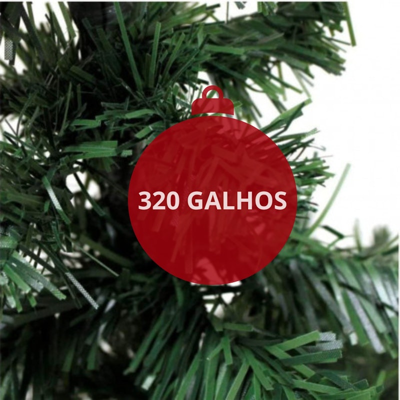 Árvore Artificial de Natal Pinheiro 180 cm 320 Galhos 4