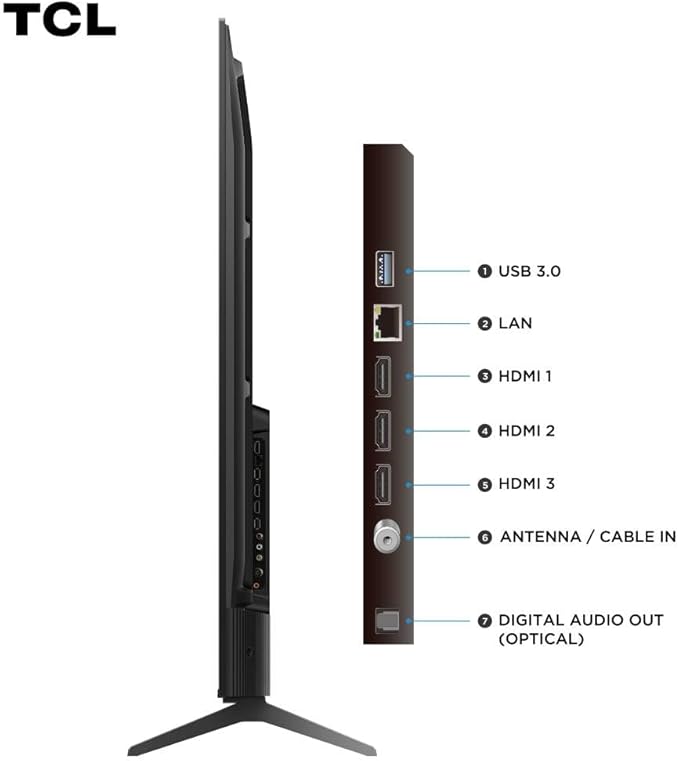 TCL Classic 4K HDR TV LED HVA P6K 3