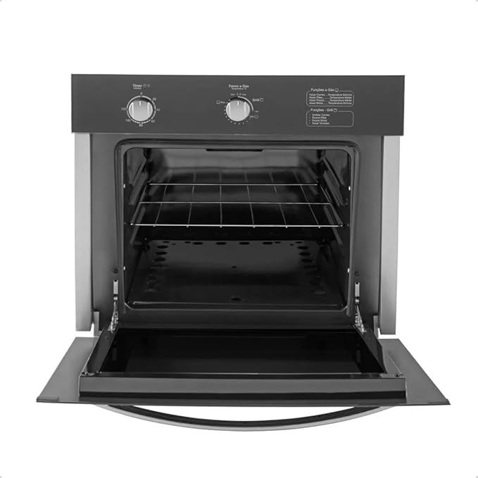 Forno a Gás de Embutir Stelar 46 L Topázio 5