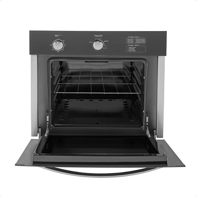 Forno a Gás de Embutir Stelar 46 L Topázio 5