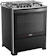 DAKO Fogão 5 Bocas Preto com Mesa de Inox Dako Magister 1