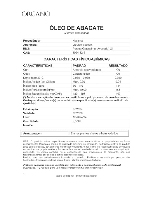 Abacate - Óleo Vegetal Puro e 100% Natural 4