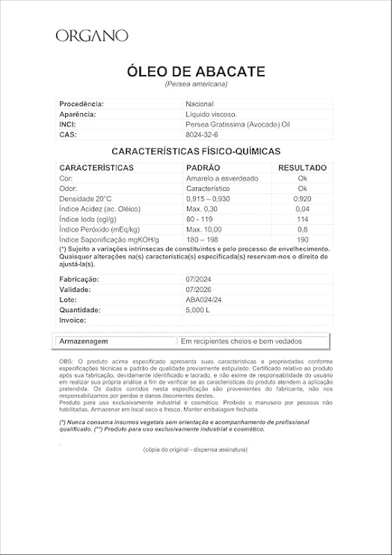 Abacate - Óleo Vegetal Puro e 100% Natural 4