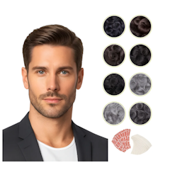 Prótese Capilar Micropele Masculina Várias Cores Nó Duplo