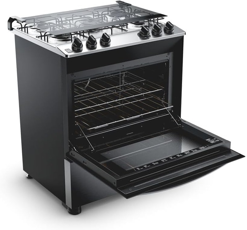 Fogão 5 Bocas Cor Inox com Turbo Chama 4