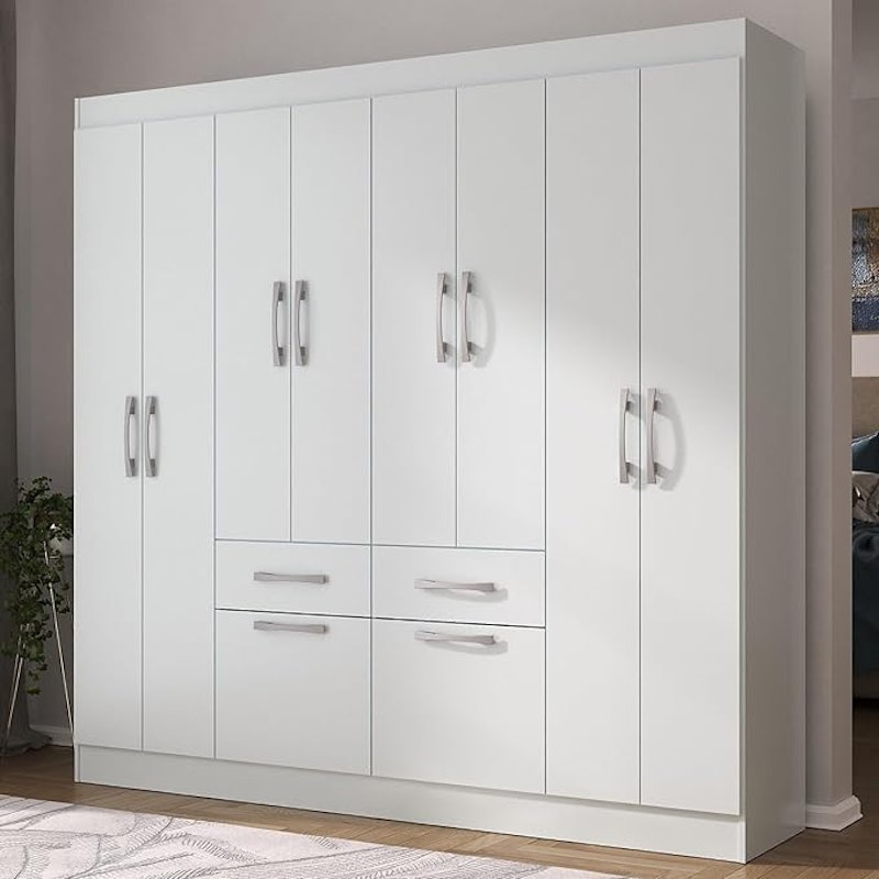 Guarda-Roupa Casal 8 Portas 2 Gavetas 2 Basculante Rubi 3