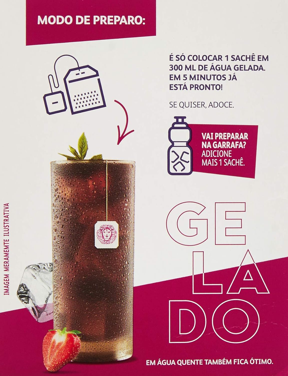 Chá Leão Água Gelada - Chá Preto e Frutas Vermelhas 2