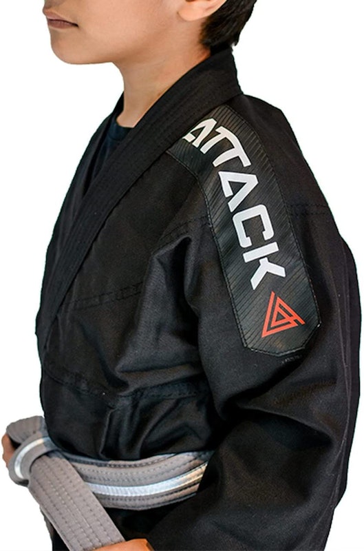 Kimono Infantil Judô E Jiu Jitsu - Preto 2