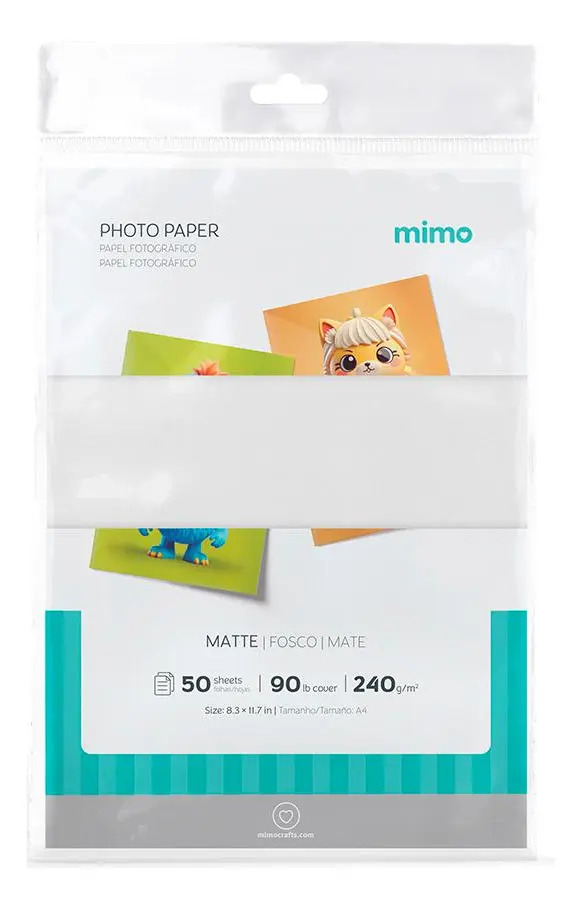 Papel Fotográfico Fosco Mimo 240 g A4 1