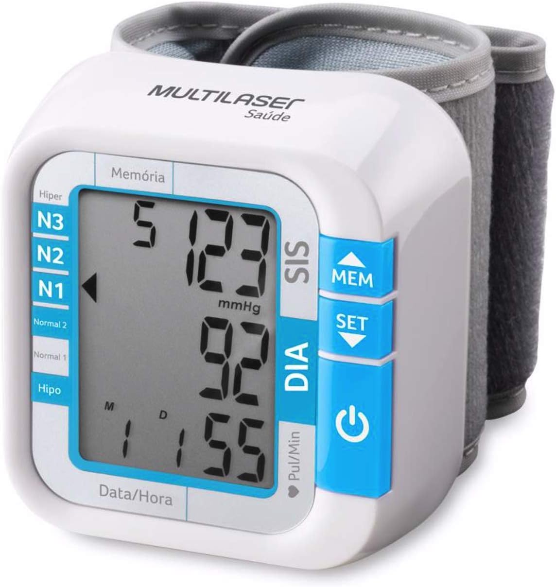 Monitor de Pressão Arterial Digital de Pulso Multi Saúde - HC204 1