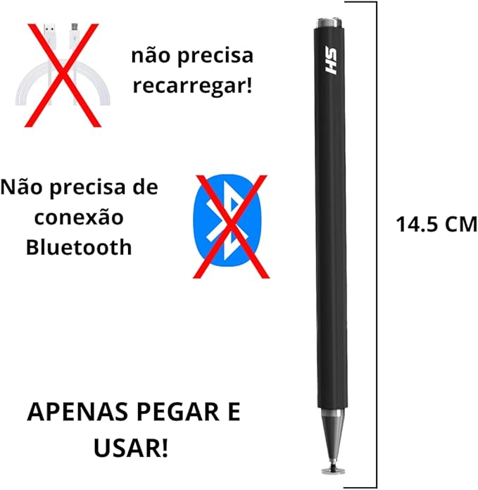 Caneta Universal Touchscreen para Celulares e Tablets 4