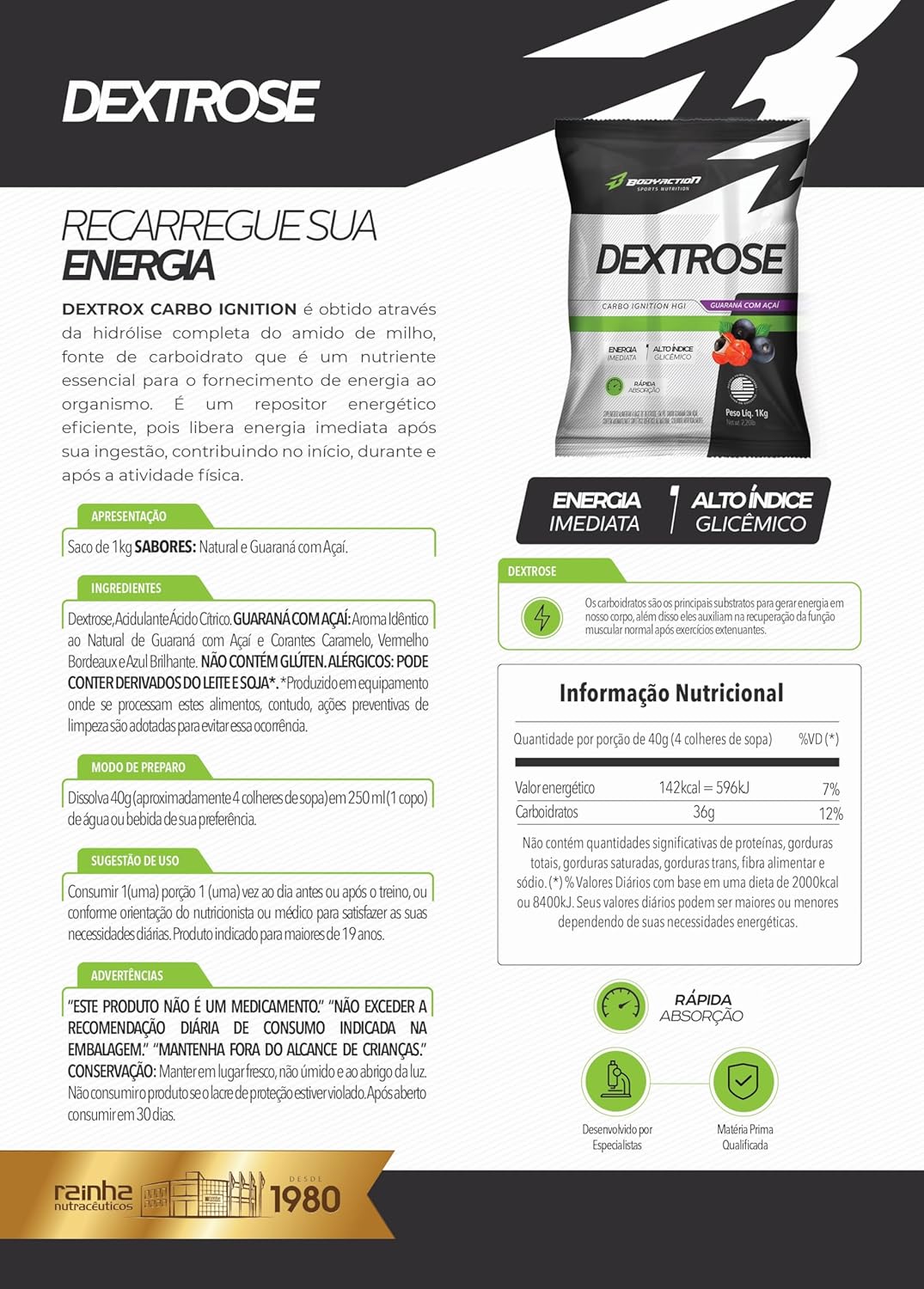 Dextrose 1 kg 2