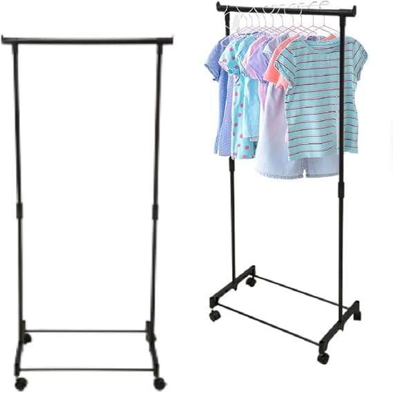 Arara de Roupas Cabideiro com Rodinhas Clink 2