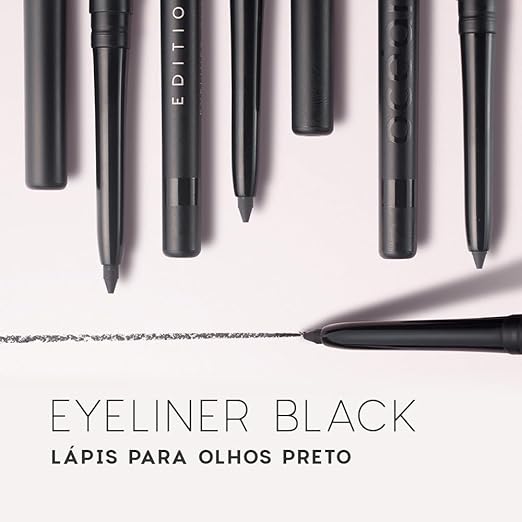 Lápis de Olhos Retrátil Preto - Eyeliner Black Océane Edition 4