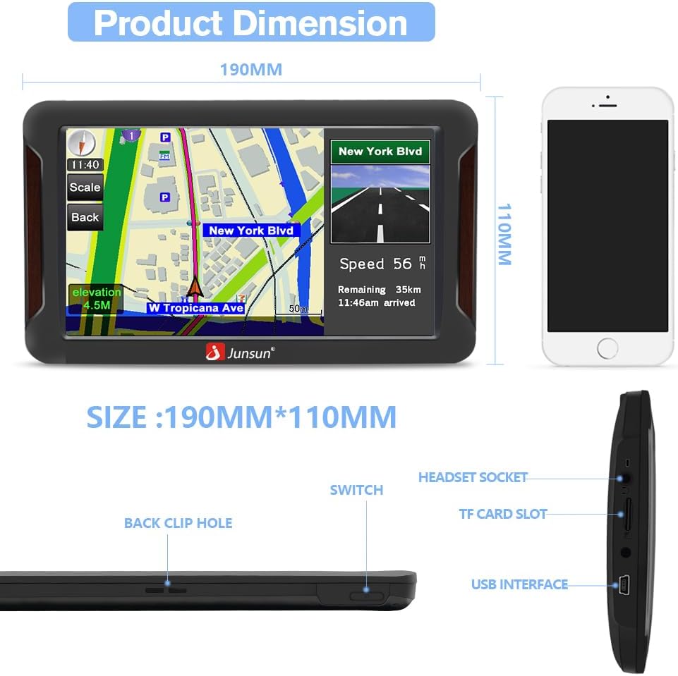 GPS Automotivo Junsum 2