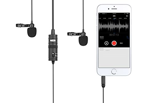 Microfone de Lapela Duplo 2