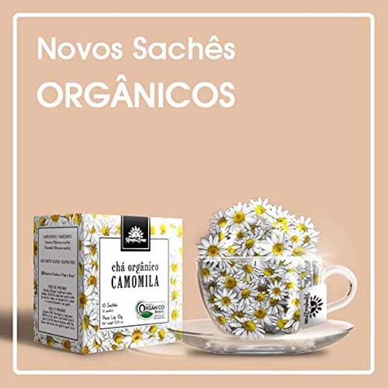 Camomila Orgânica em Sachê Kampo de Ervas 3