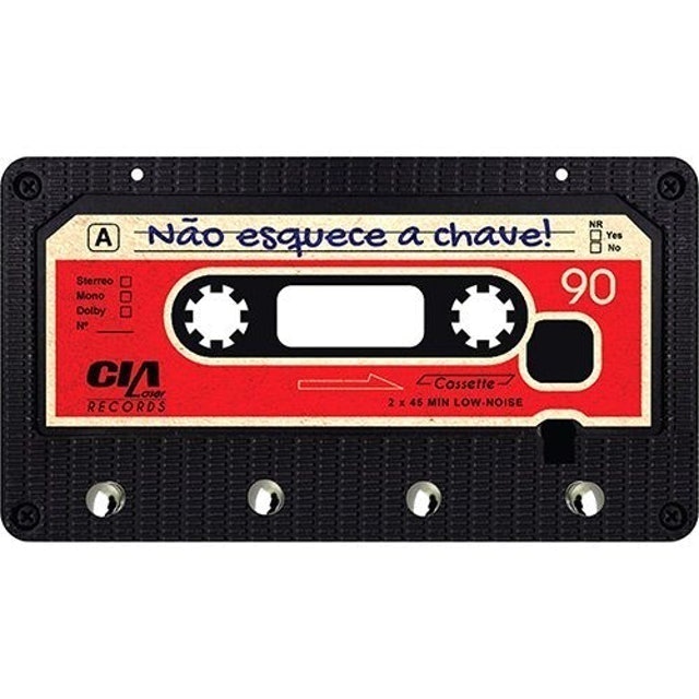 Porta-Chaves Fita Cassete 1