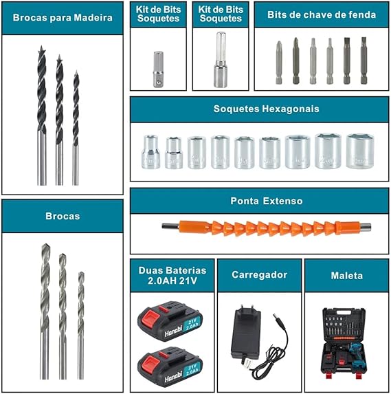 Parafusadeira Furadeira Brushless Impacto 2