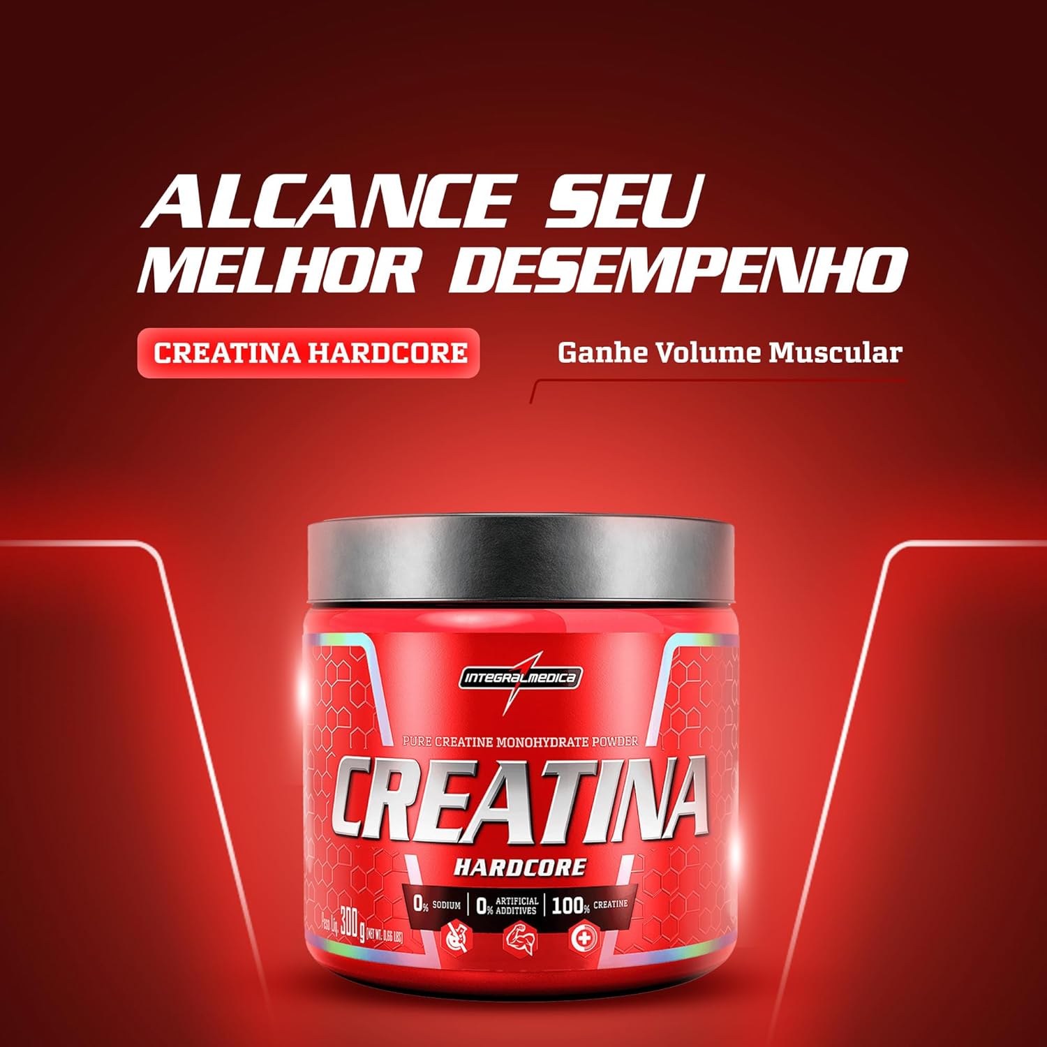 Creatina 100% Pura Hardcore 5