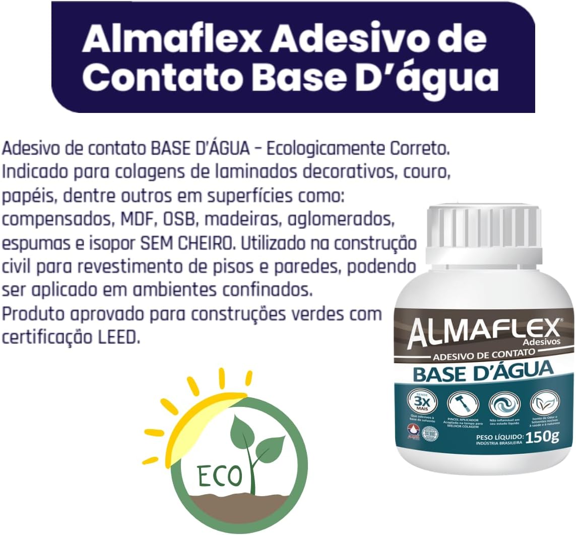 Adesivo de Contato a Base D'Água 3