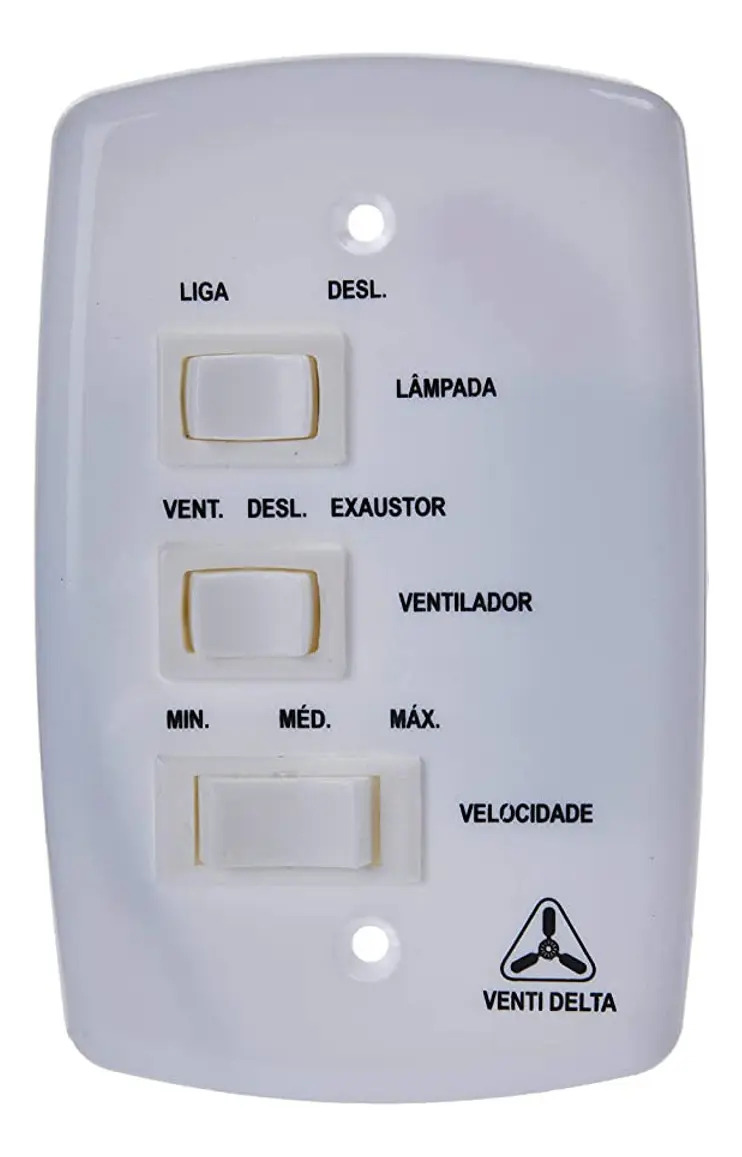 Ventilador de Teto New Delta Light 4