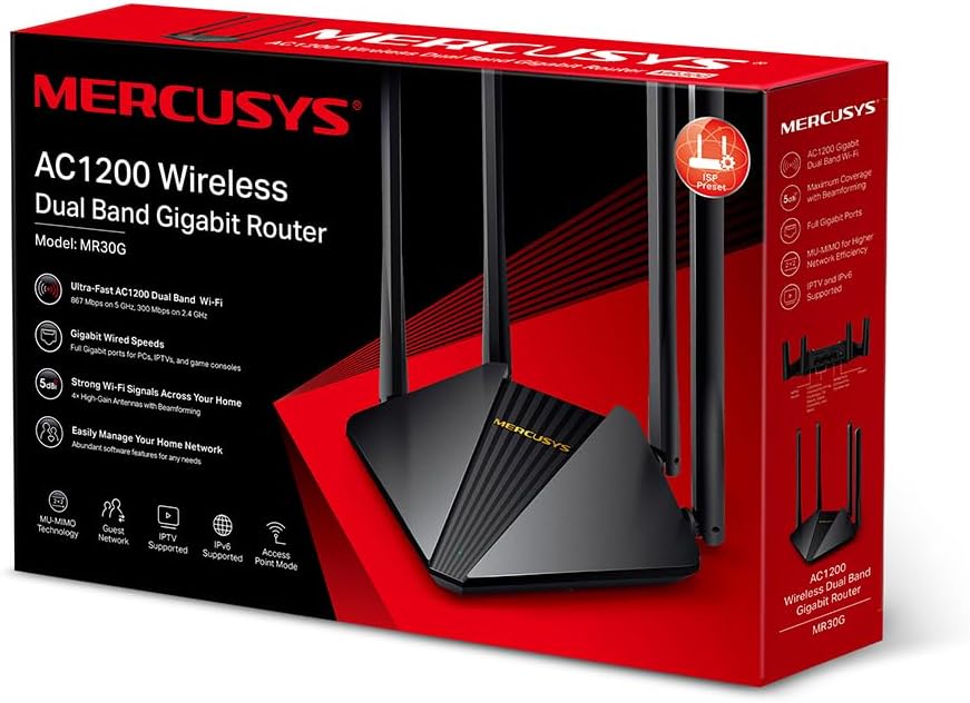 Roteador Wi-Fi 5 Gigabit Dual Band AC1200 3
