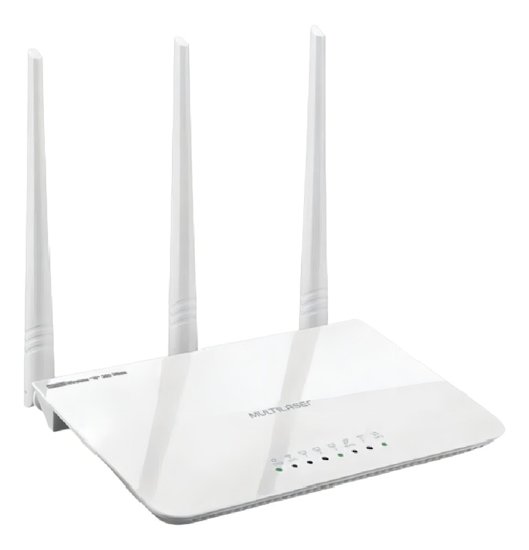 Roteador Três Antenas Branco Ipv6 300 Mbps Multi 1