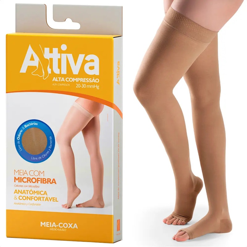 Meia Attiva 7/8 Alta Compressão 20-30 mmHg 1