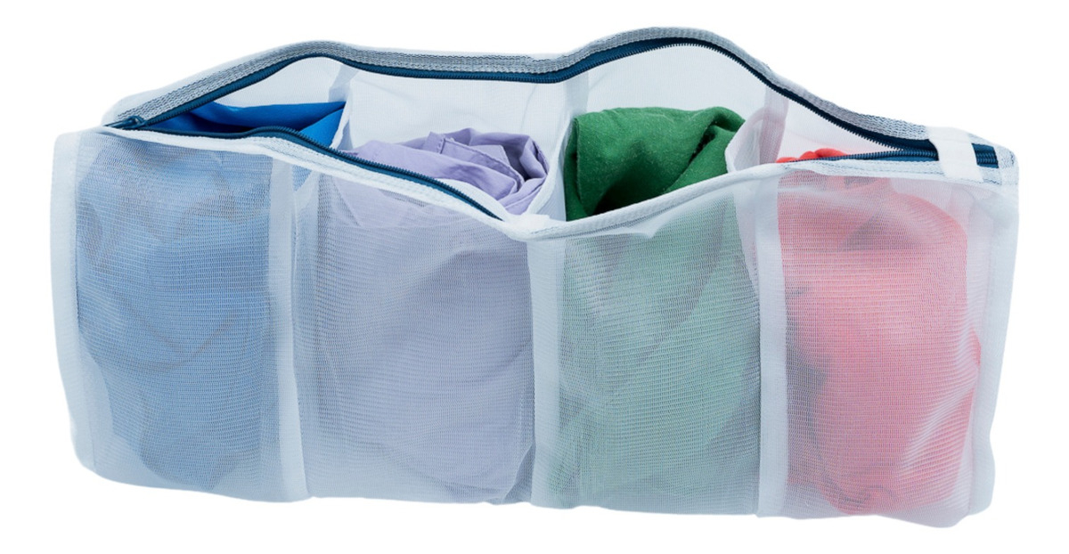 Saco para Máquina de Lavar Roupas 4 Divisórias Oikos 2