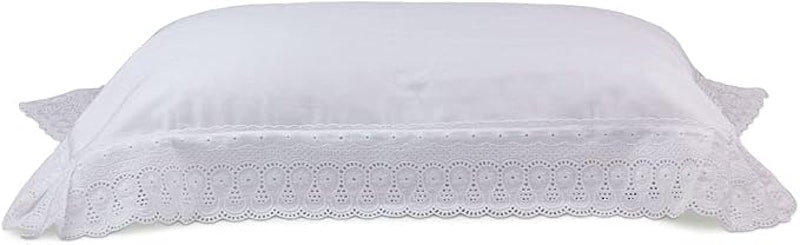 Fronha Avulsa 300 Fios Cristal Renda Renascença 1