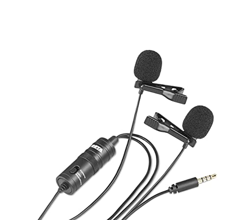 Microfone de Lapela Duplo 3