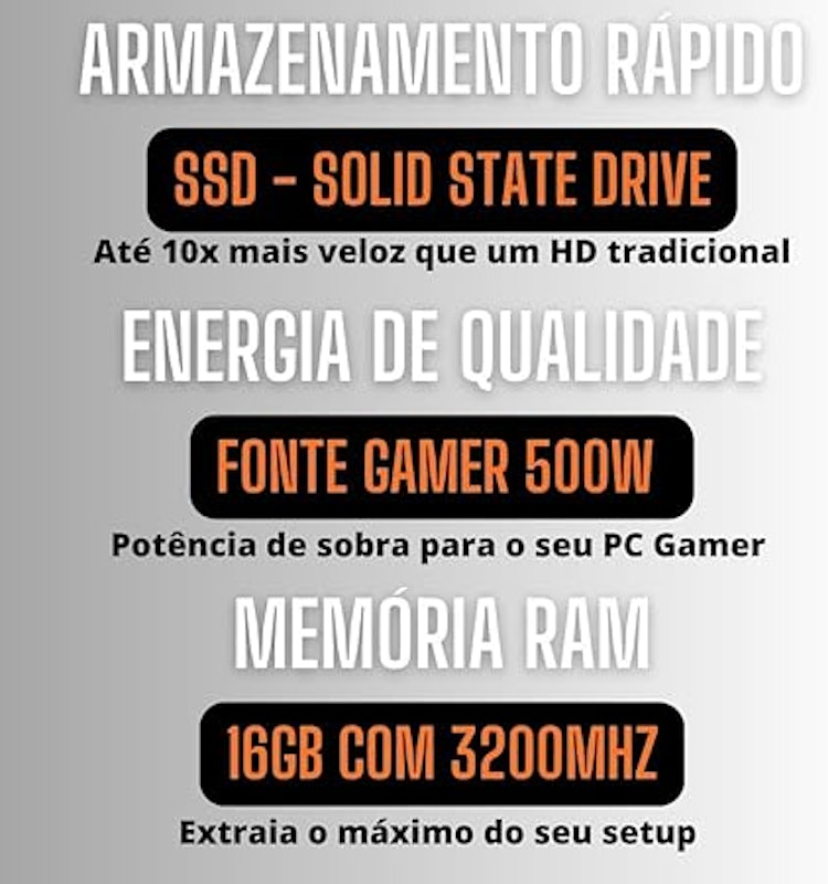PC Gamer Completo AMD Ryzen 7 3Green 4