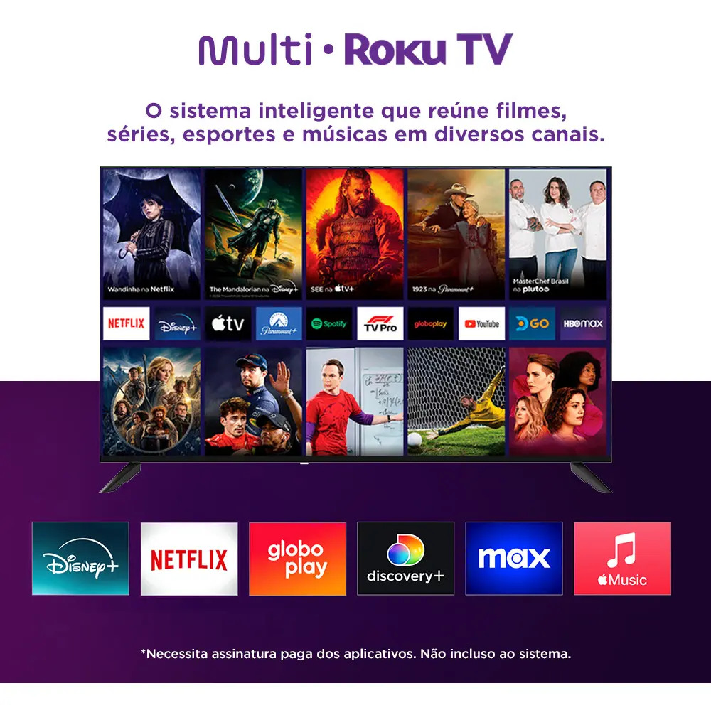 Smart TV Multi Roku 43" TL082E 4
