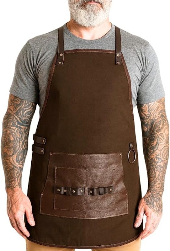 Avental Texas Canvas Basic Café 1