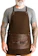 CARMISINI Avental Texas Canvas Basic Café 1